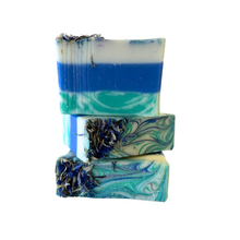 Load image into Gallery viewer, Blue Blossom Soap Bar