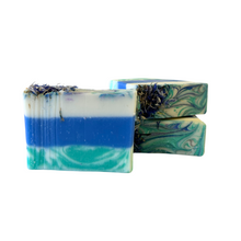 Load image into Gallery viewer, Blue Blossom Soap Bar