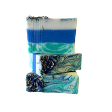 Load image into Gallery viewer, Blue Blossom Soap Bar
