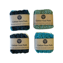 Load image into Gallery viewer, Cotton Face Pads - 4 per pack
